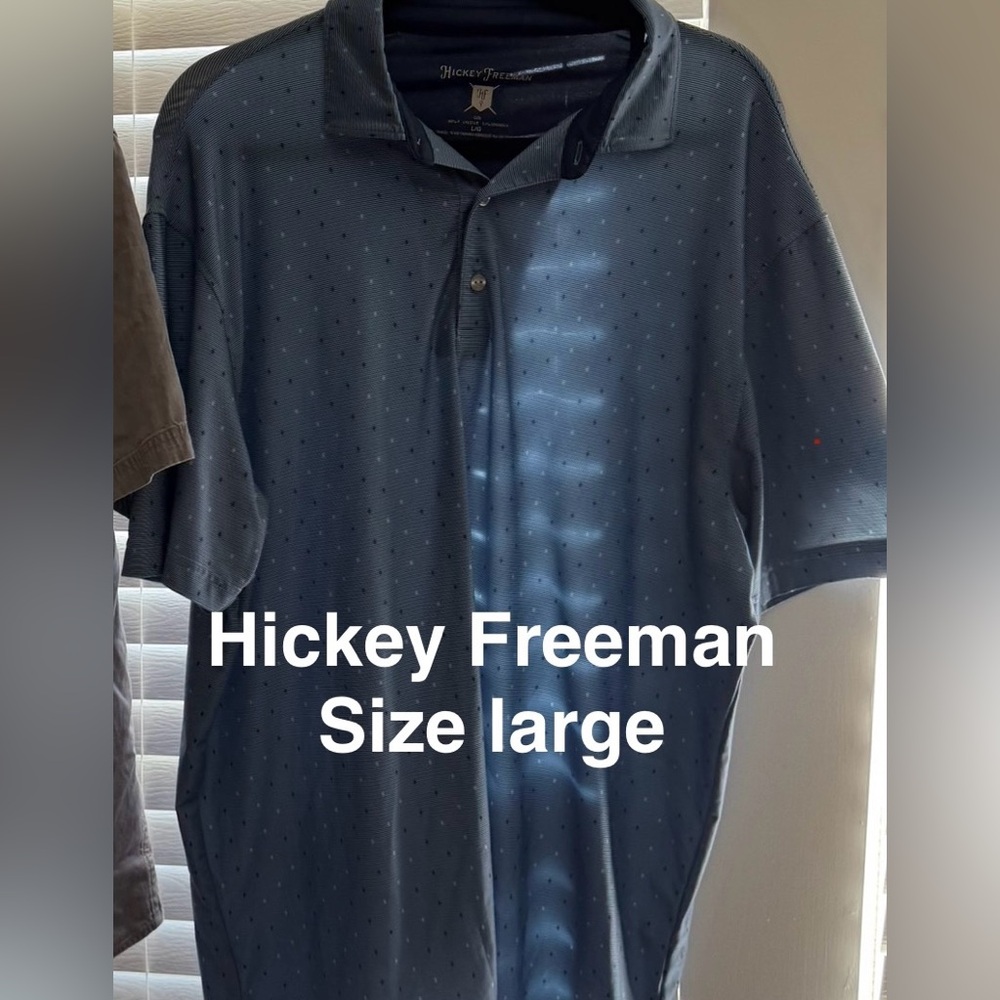 Hickey Freeman Navy Polo Shirt